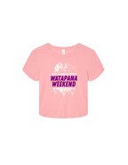Ladies cropped t-shirt - Watapana Weekend 2025