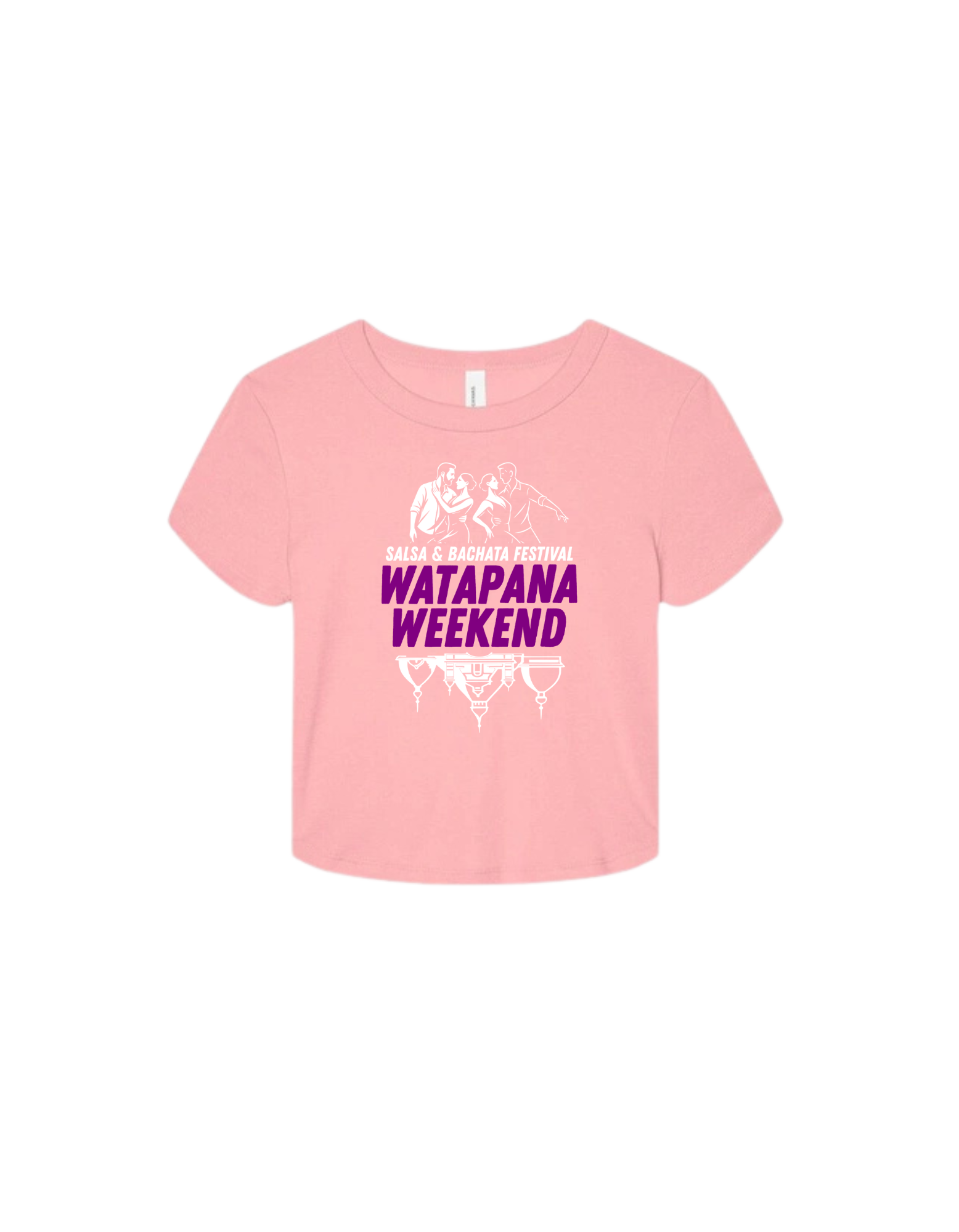 Ladies cropped t-shirt - Watapana Weekend 2025