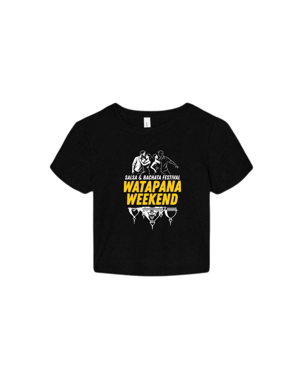 Ladies cropped t-shirt - Watapana Weekend 2025