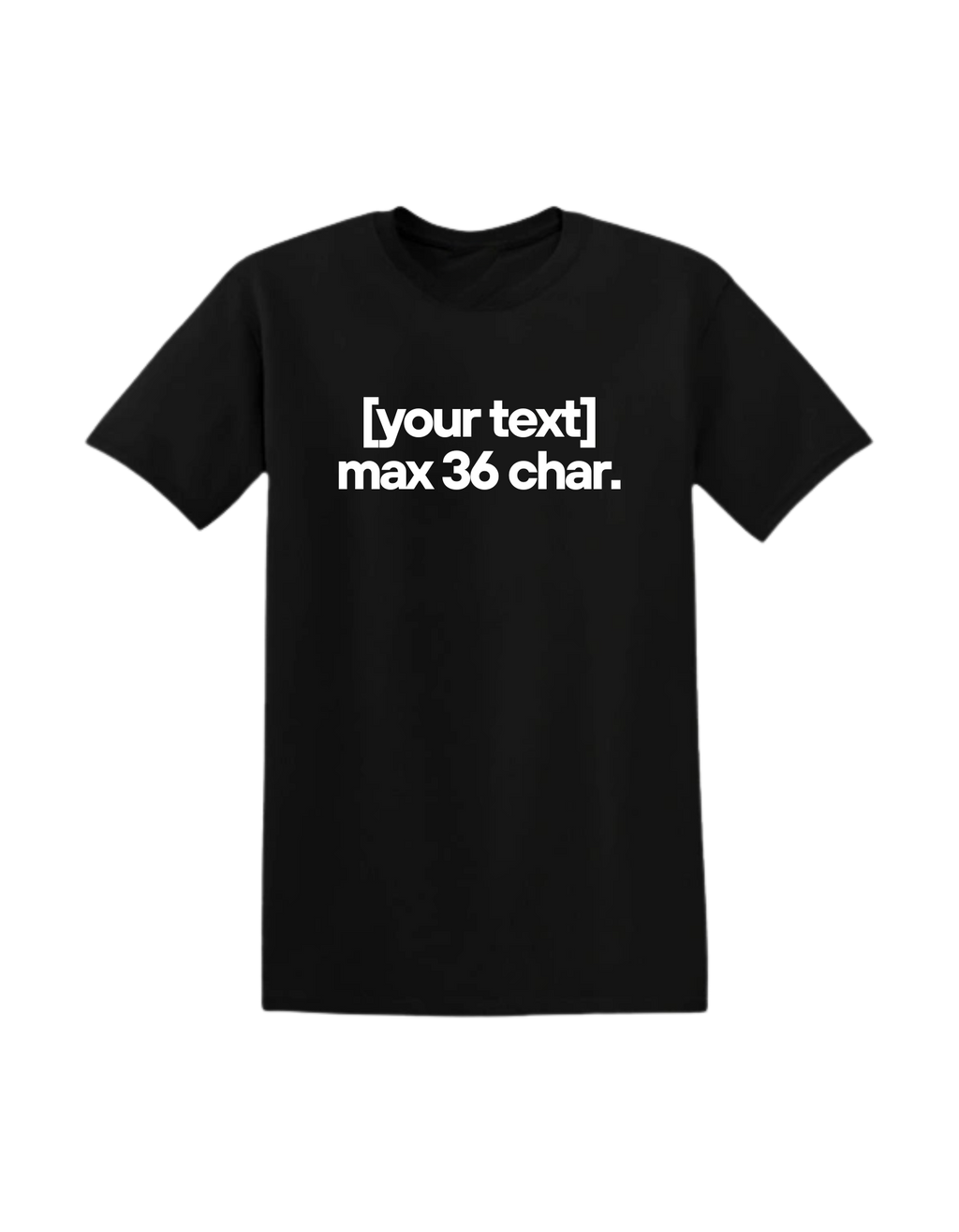 Heavy Cotton T-shirt - Customized Text